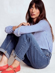 Boden Blue Mid Rise Comfort Stretch Jeans - Image 1 of 7