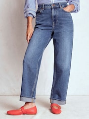 Boden Blue Mid Rise Comfort Stretch Jeans - Image 4 of 7