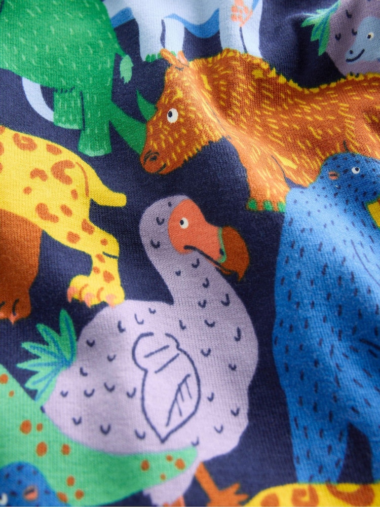 Boden Blue Snug Twin Pack Pyjamas - Image 3 of 3