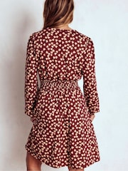 Boden Brown Sarah Short Jersey Dress - Image 3 of 5