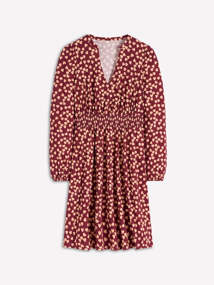 Boden Brown Sarah Short Jersey Dress - Image 5 of 5 Boden Brown Sarah Short Jersey Dress - Image 5 of 5