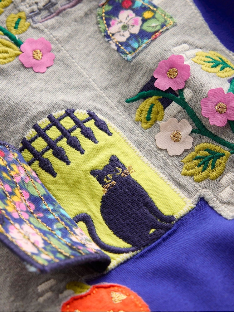 Boden Blue Long Sleeve LTF T-Shirt - Image 3 of 3
