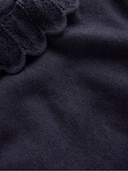 Boden Blue Melina Cotton Ruffle Jumper - Image 6 of 6