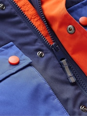 Boden Blue Waterproof Fishermans Jacket - Image 3 of 5
