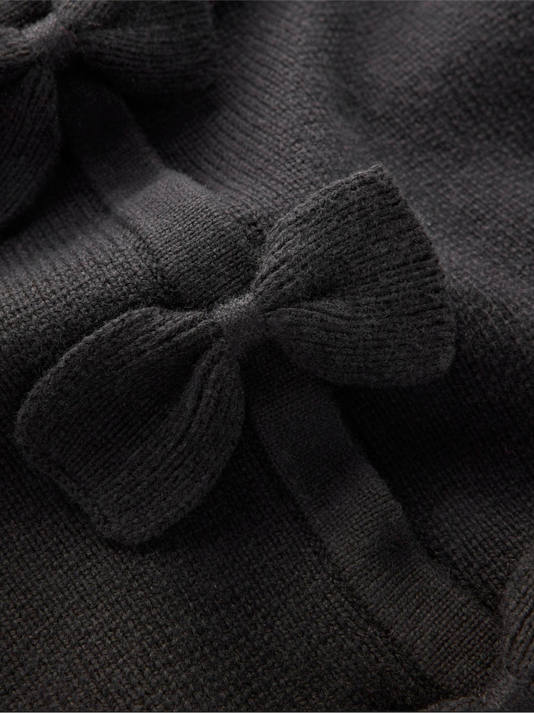 Boden Black Knitted Bow Cardigan - Image 7 of 7