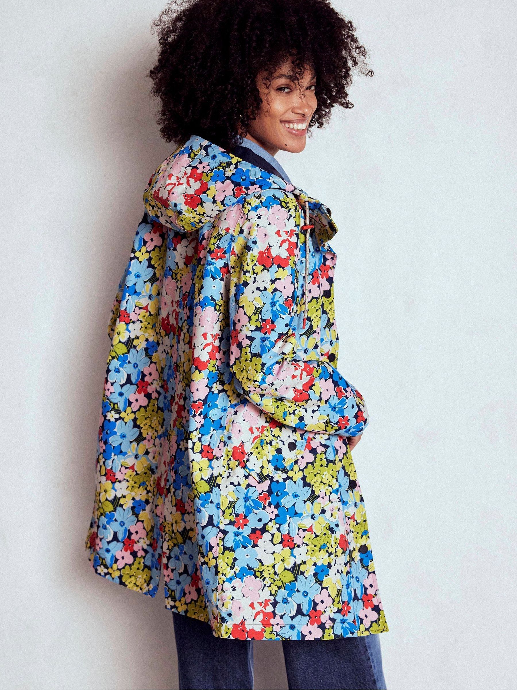Buy Boden Green Longline Rain Coat from Next USA