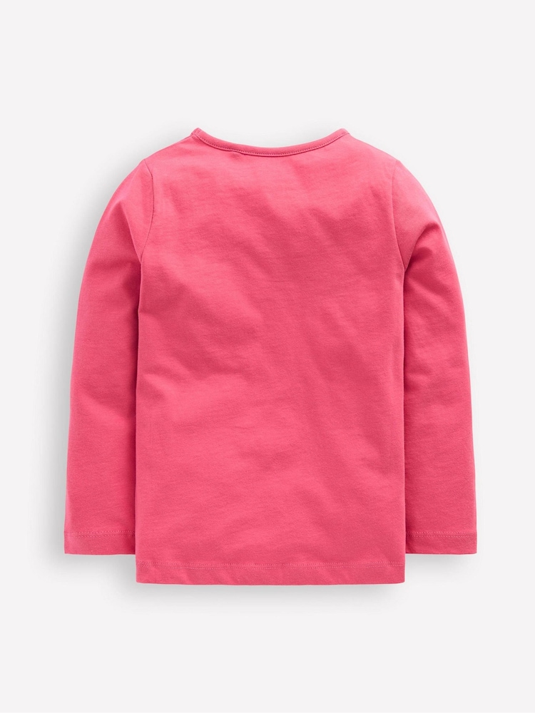 Boden Pink Long Sleeve Riso T-Shirt G5513 - Image 2 of 3 Boden Pink Long Sleeve Riso T-Shirt G5513 - Image 2 of 3