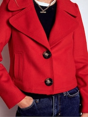 Boden Red Topstitch Jacket - Image 2 of 6