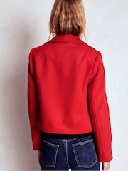 Boden Red Topstitch Jacket - Image 3 of 6