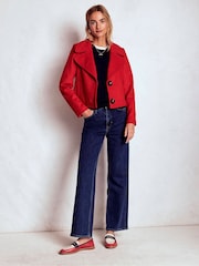 Boden Red Topstitch Jacket - Image 4 of 6