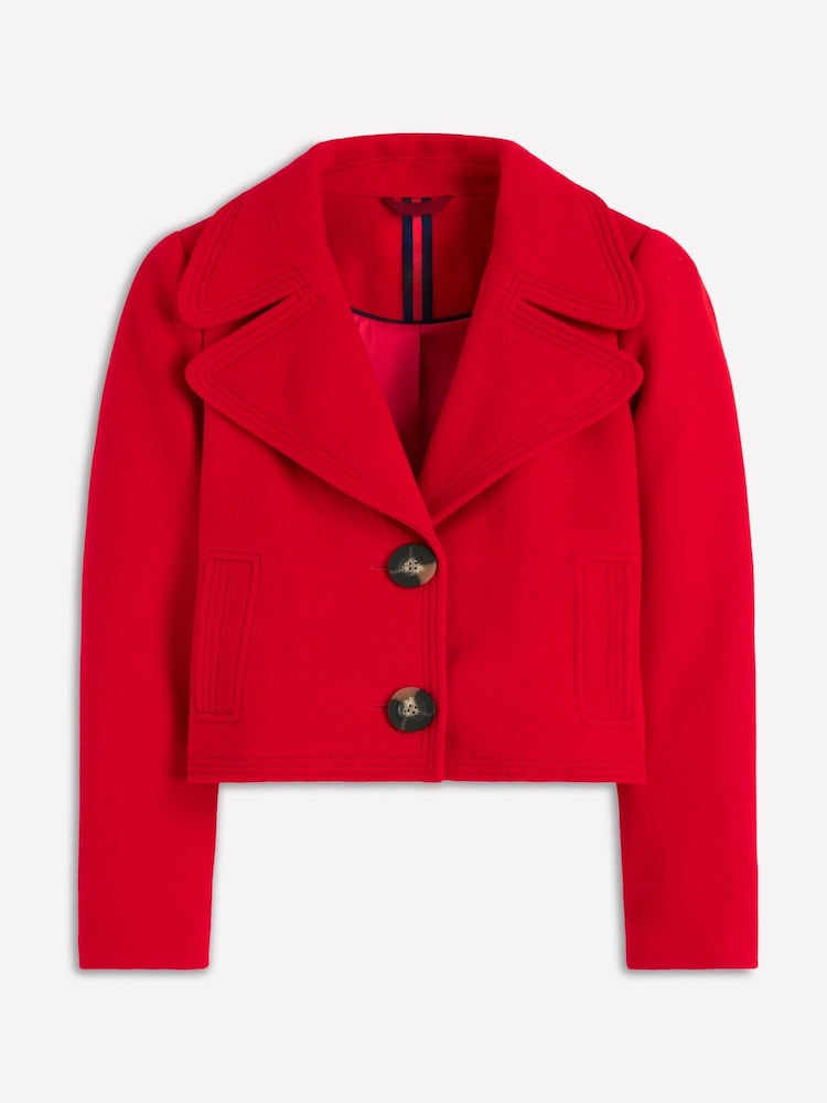 Boden Red Topstitch Jacket - Image 6 of 6