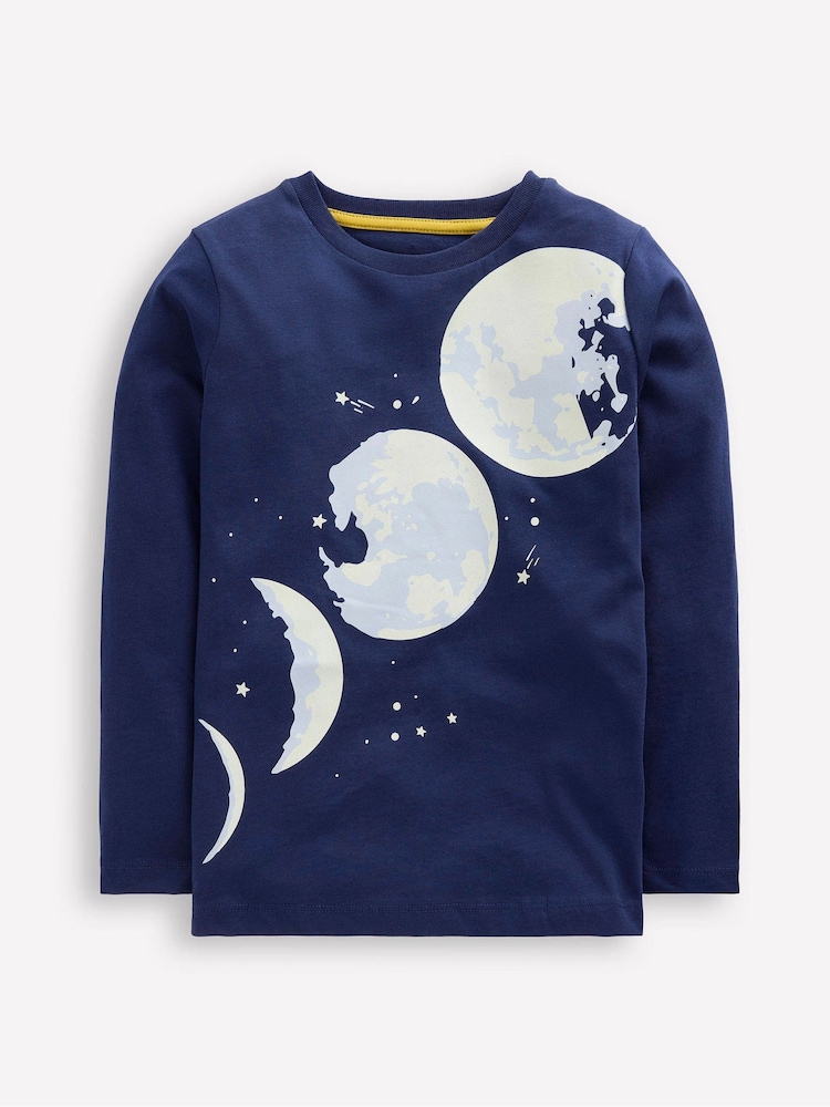 Boden Blue Long Sleeve Glow T-Shirt - Image 1 of 3