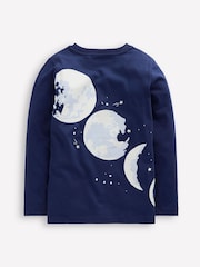 Boden Blue Long Sleeve Glow T-Shirt - Image 2 of 3