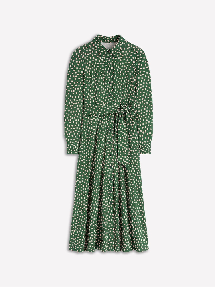 Boden Green Marcia Jersey Shirt Dress - Image 1 of 1
