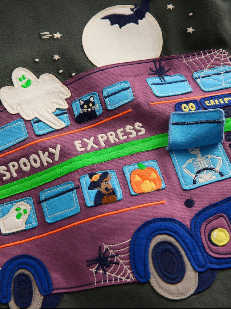 Boden Blue Lift-The-Flap T-Shirt - Image 3 of 3