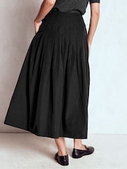 Boden Black Valentina Taffeta Midi Skirt - Image 3 of 7