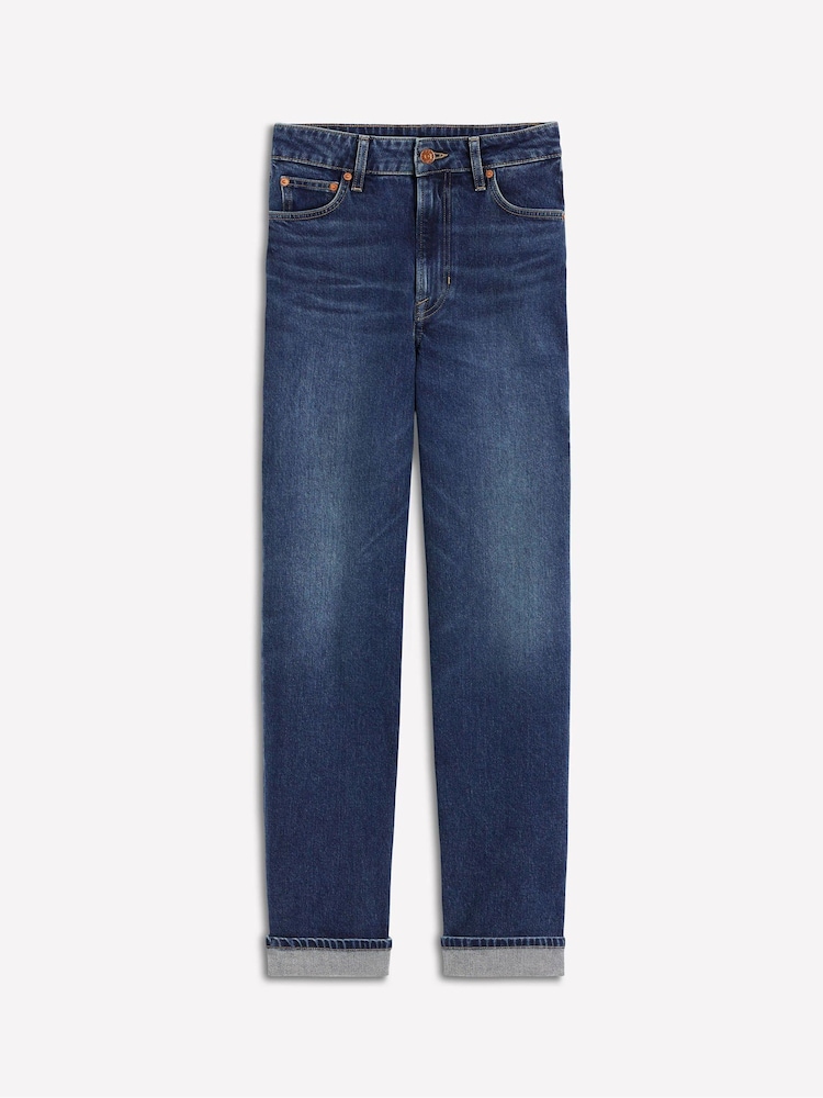 Boden Blue Mid Rise Comfort Stretch Jeans - Image 6 of 6
