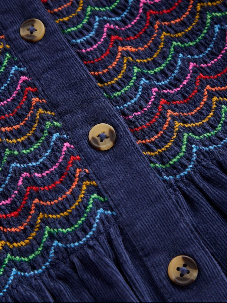 Boden Blue Suki Long Sleeve Smocked Dress - Image 3 of 3