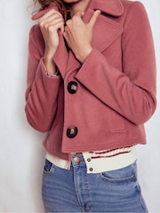 Boden Pink Topstitch Jacket - Image 2 of 6