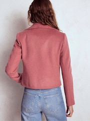 Boden Pink Topstitch Jacket - Image 3 of 6