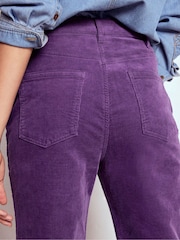 Boden Purple 5 Pocket Cord Kick Jeans - Image 4 of 5