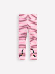 Boden Pink Appliqué Leggings - Image 3 of 3