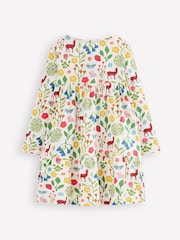 Boden Natural Ariel Long Sleeve Twirly Dress - Image 2 of 3