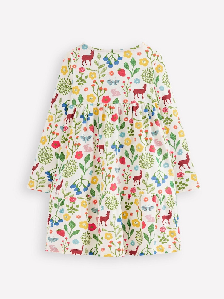 Boden Natural Ariel Long Sleeve Twirly Dress - Image 2 of 3