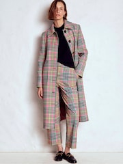 Boden Brown Lancaster Belted Mac Coat - Image 2 of 7