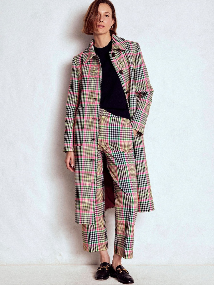 Boden Brown Lancaster Belted Mac Coat - Image 2 of 7