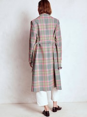 Boden Brown Lancaster Belted Mac Coat - Image 3 of 7