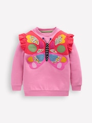 Boden Pink Appliqué Sweatshirt - Image 1 of 3