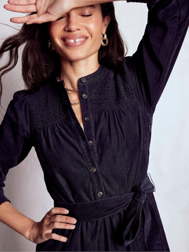 Boden Blue Cecily Cord Midi Dress - Image 2 of 6