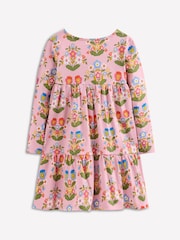 Boden Pink Ariel Long Sleeve Twirly Dress - Image 3 of 4
