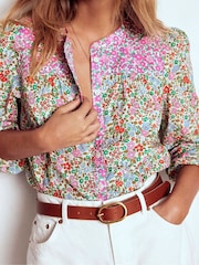 Boden Green Corrine Cotton Top - Image 5 of 6