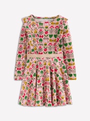 Boden Pink Cora Twirly Jersey Dress - Image 1 of 3