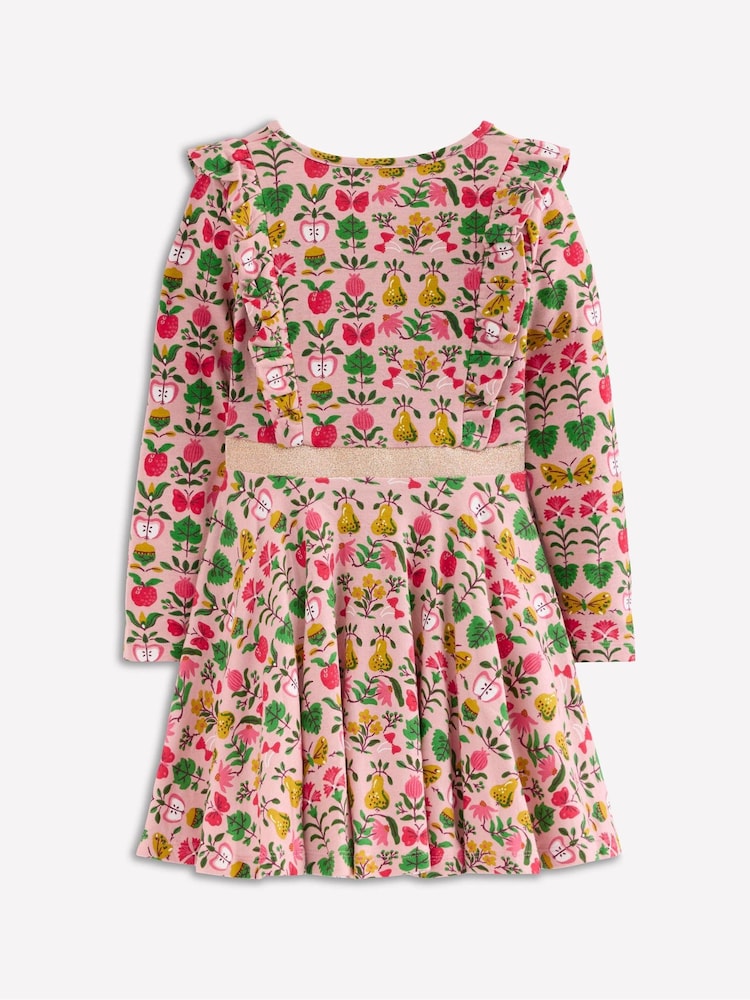 Boden Pink Cora Twirly Jersey Dress - Image 2 of 3