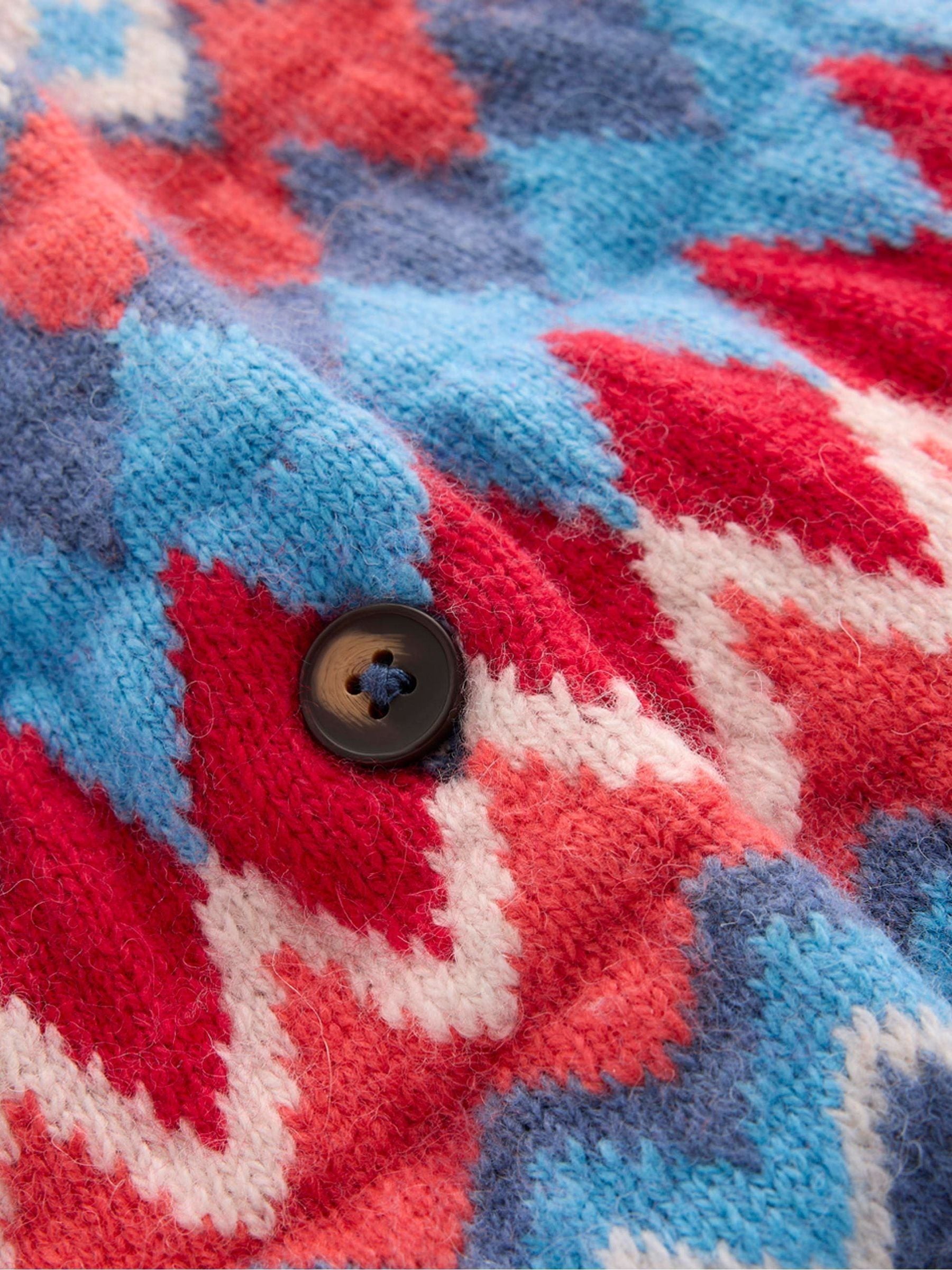 Buy Boden Blue Edie Fair Isle Cardigan from Next USA