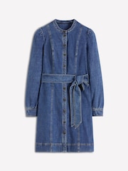 Boden Blue Bre Denim Short Dress - Image 6 of 6