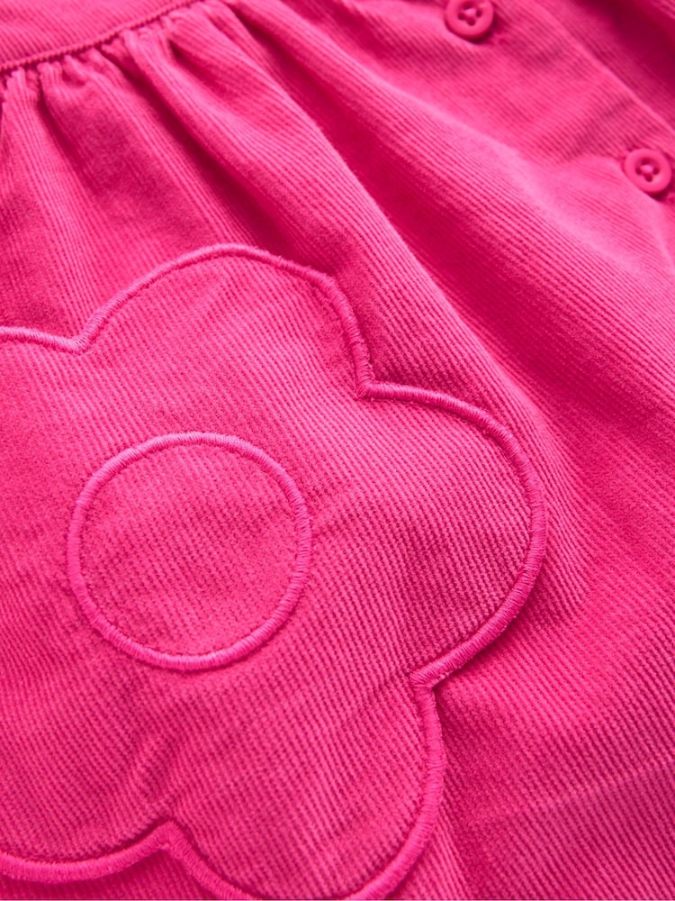 Boden Pink Mini Button through Skirt - Image 4 of 4
