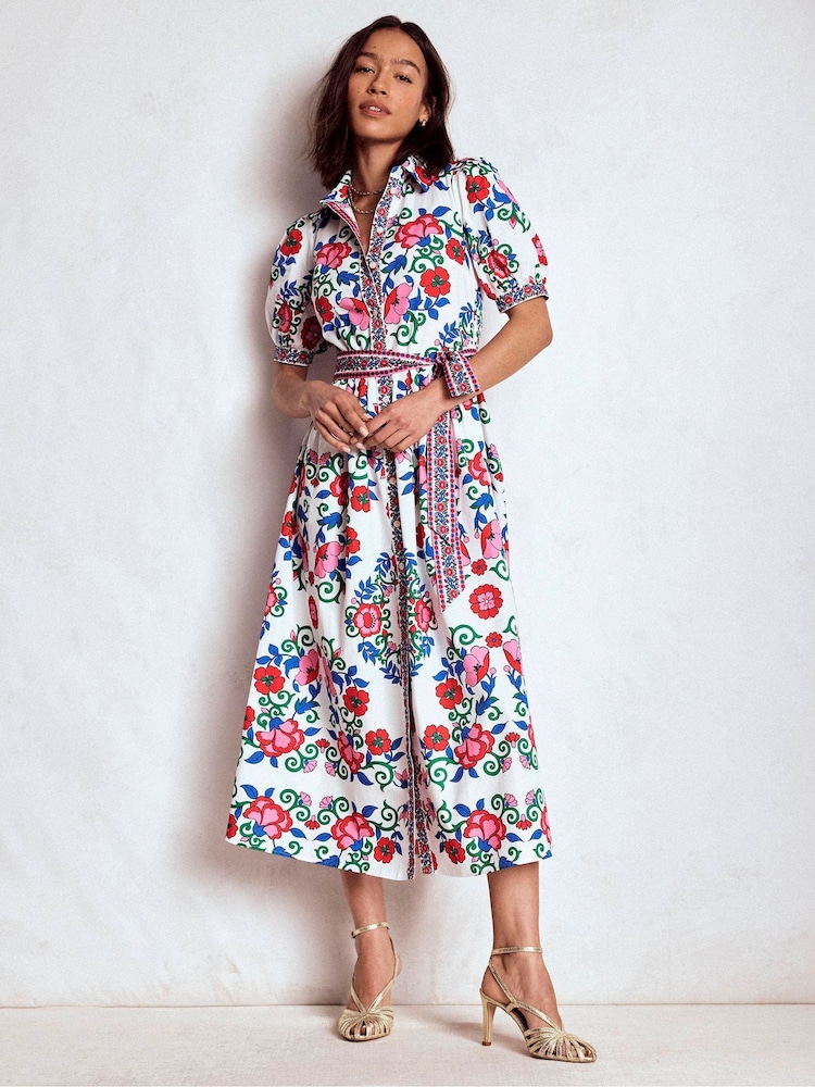 Boden Blue Alexa Maxi Shirt Dress - Image 2 of 7 Boden Blue Alexa Maxi Shirt Dress - Image 2 of 7