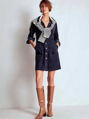 Boden Amanda Cord Short Dress - Imagem 1 de 5