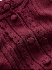 Boden Purple Angela Cotton Scallop Cardigan - Image 6 of 6