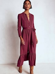 Boden Edwina Jersey Shirt Dress - Imagem 3 de 7