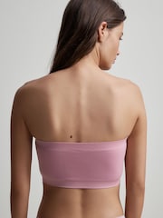 Black/Pink/White Seamless Ultimate Comfort Bandeau Bras 3 Pack - Image 4 of 11