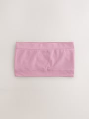 Black/Pink/White Seamless Ultimate Comfort Bandeau Bras 3 Pack - Image 6 of 11