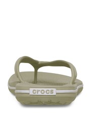 Crocs Grey Crocband Flip Sandals - Image 6 of 7