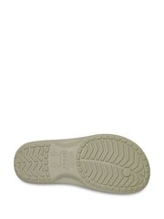 Crocs Grey Crocband Flip Sandals - Image 7 of 7
