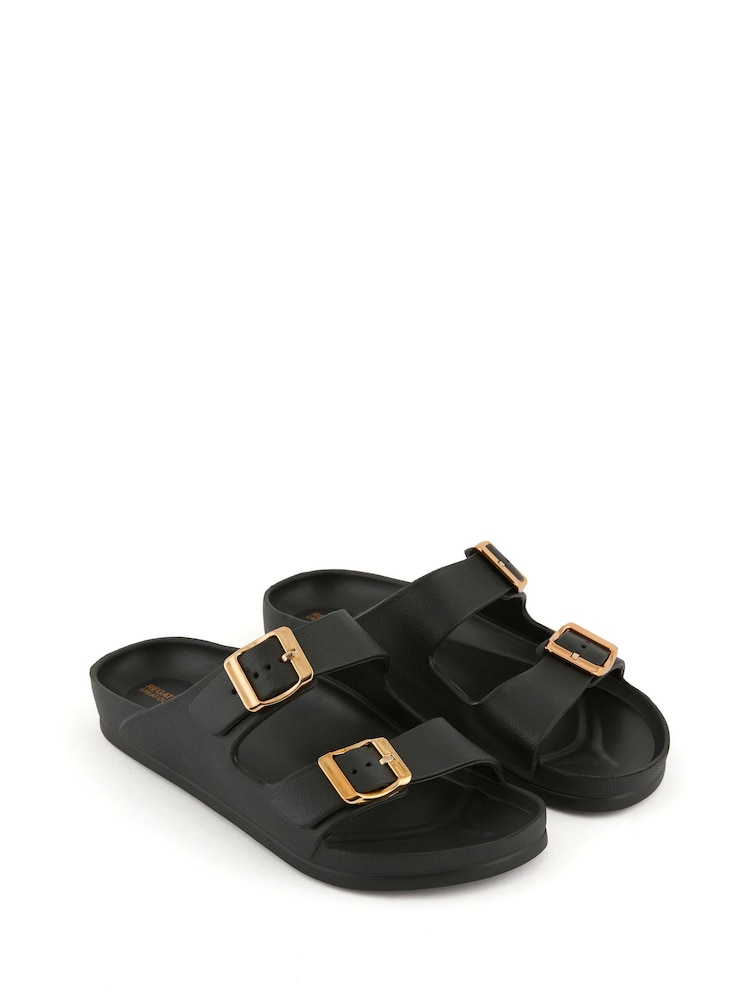 Regatta Black/Gold Womens Brooklyn Sandals - Image 2 of 6