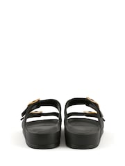 Чорний/золотистий - Regatta Womens Brooklyn Sandals - Image 8 of 10